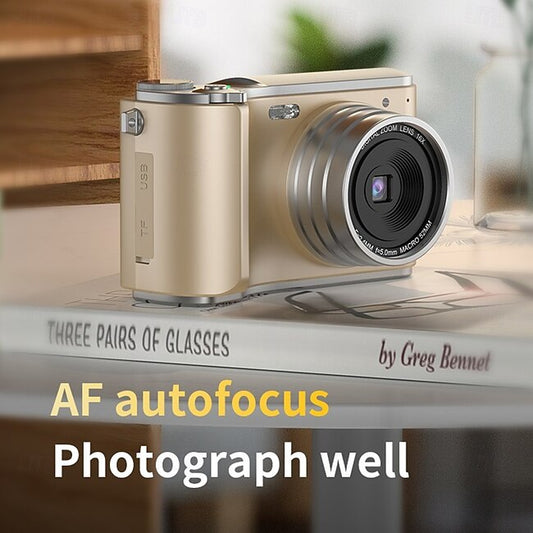 Retro Fashion 64 Megapixel Digital Camera 4K HD CMOS Lens HD Wide-Angle Shooting Camera #13300998