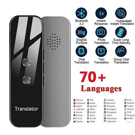 Newest Smart Voice Translator Device Electronic Portable 3 In 1 Voice / Text / Photographic Bluetooth Language Translator #9547488
