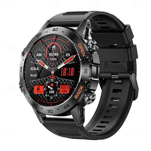 K52 Smart Watch Men 1.39inch IPS Screen Bluetooth Call Custom Dial Heart Rate Health Monitoring Outdoor Sport Smartwatch #18987823