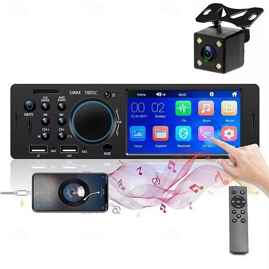 FYAUTOPER  4 car single ingot MP5 Bluetooth player HD touch screen multimedia control car radio #12522343