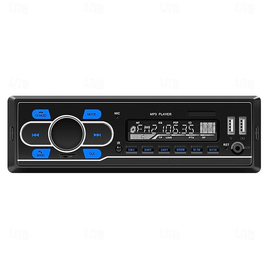 1din DAB 12V Car Radio Autoradio Bluetooth/FM/USB/SD/AUX-in Stereo AI Voice Colorful Lights In-dash Car MP3 Player D3300 #11456322