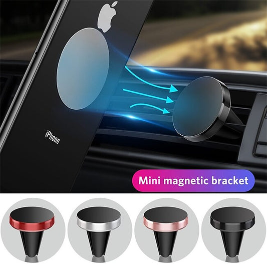 UIGO Magnetic Phone Holder for Redmi Note 8 Huawei in Car GPS Air Vent Mount Magnet Stand Car Mobile Phone Holder for iPhone 11 #9112171