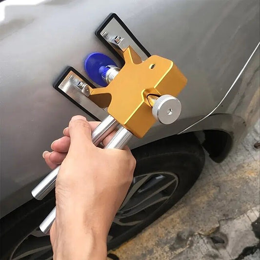 Car Paintless Body Dent Repair Tools Dent Repair Kit Car Dent Puller Tabs Removal Body Damage Fix Tool With Mats Minor Suction Cup Dent Puller #9429757