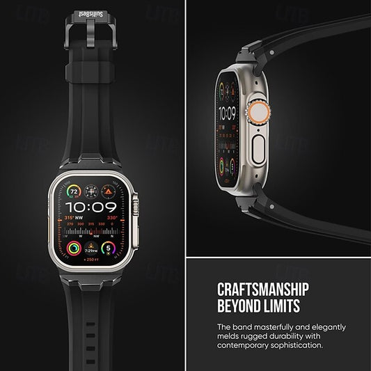 Psl Discount Village Solo Loop Compatible with Apple Watch band 42mm 44mm 45mm 49mm Metal Clasp Adjustable Stainless Steel Strap Replacement Wristband for iwatch Ultra 2 Series 9 8 7 SE 6 5 4 3 2 1 #18325244