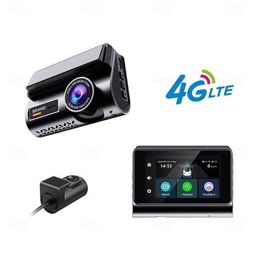 Dashcam Cameras Video Recorder Dual Lens Front and Rear Dash Cam for Cars Remote Intercom and Remote Playback #13127507