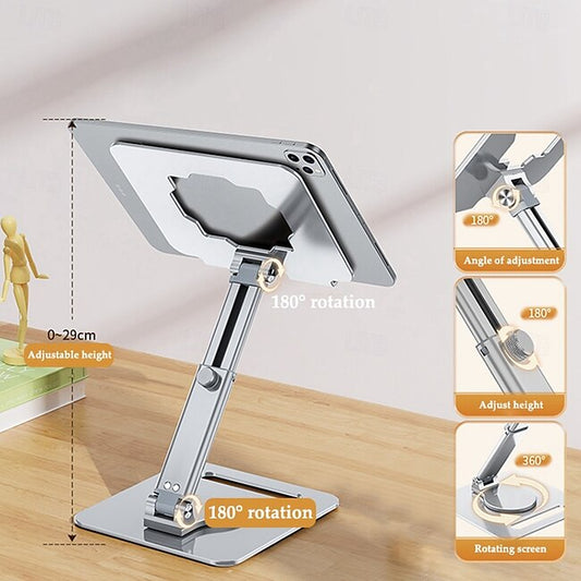 Psl Discount Village Best Sellers 360 rotating adjustable foldable aluminum alloy Carbon stand holder desktop tablet Holder for phone and tablet #19529815