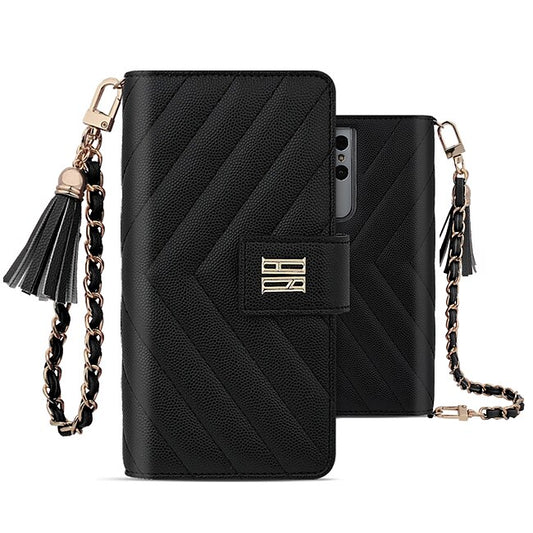 Psl Discount Village Phone Case For iPhone 15 Pro Max Plus iPhone 14 13 12 Pro Max Plus Wallet Case Zipper with Wrist Strap Card Slot Genuine Leather #8957680