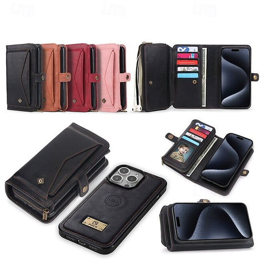 Psl Discount Village Phone Case For iPhone 16 Pro Max Plus iPhone 15 Pro Max Plus iPhone 14 13 12 11 Pro Max Plus Mini iPhone 14 Pro Max iPhone 13 12 11 Pro Max Back Cover Wallet Case Magnetic Zipper Card Slot Retro TPU #12778794