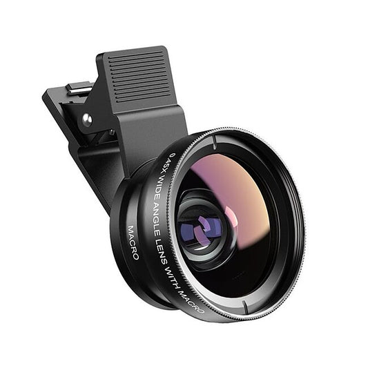 Psl Discount Village Phone Lens kit 0.45x Super Wide Angle & 12.5x Macro Micro Lens HD Camera Lentes for iPhone 6S 7 Xiaomi more cellphones #9626673