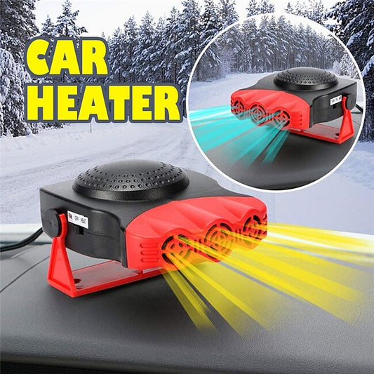Car Heater/Fan Portable Electric 12V 200W 2 in 1 Heating/Cooling Fan Functions Quick Heating Car Defroster Defogger Controller #9333434