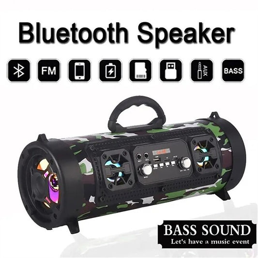 New USB /AUX/ TF Card Phone PC Subwoofer Speakerphone Wireless Bluetooth Portable Speaker Surround Stereo Outdoor Speaker #9606711
