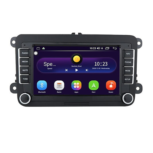 Radio 2 din Android 10 Car Stereo 7 inch Autoradio Bluetooth GPS Navigation Multimedia Player For Volkswagen Passat Golf Jetta Polo Tiguan Skoda Seat ALL Years #9120159