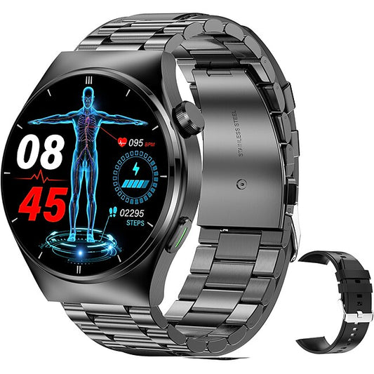 Imosi F320 Laser Physiotherapy Blood Glucose Smart Health Watch Fitness Running Watch Bluetooth Temperature Monitoring Pedometer Compatible with Android iOS Women Men IP67 Waterproof #9675101