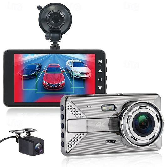 X20 MAX 2160P New Design / HD / with Rear Camera Car DVR 150 Degree Wide Angle 4 inch IPS Dash Cam with WIFI / Night Vision / G-Sensor 4 infrared LEDs Car Recorder #18713773